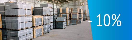 До 10% скидки на тротуарную брусчатку